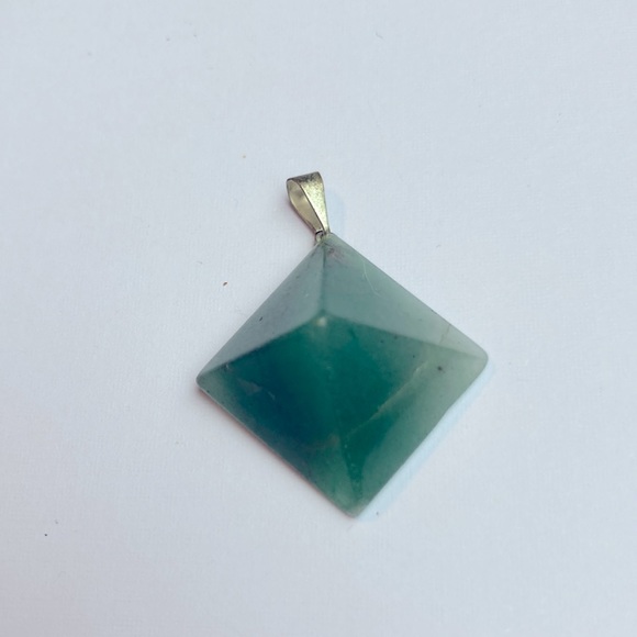 Green agate pendant - Picture 1 of 3